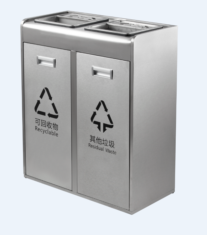 不锈钢垃圾桶 金属垃圾桶 烤漆垃圾桶 室内室外通用 多样式及价格选择见产品说明（SY）